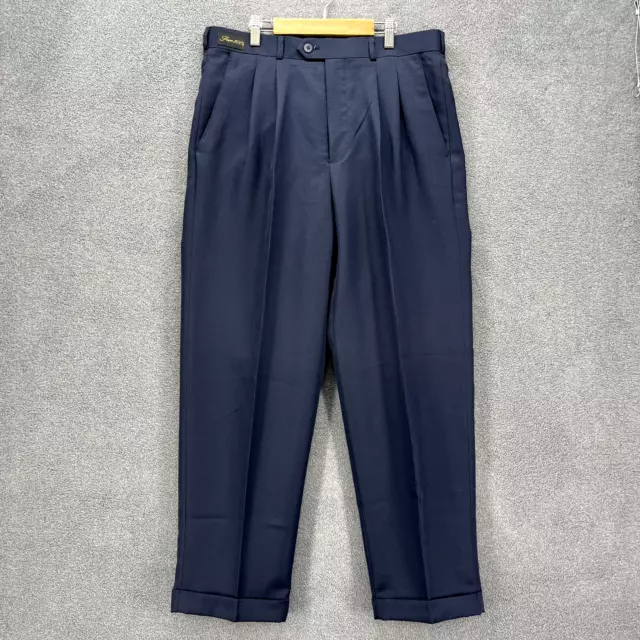 Braggi by Louis Raphael GRAY Slacks Dress Pants Men's 32 x 30 Cuffed