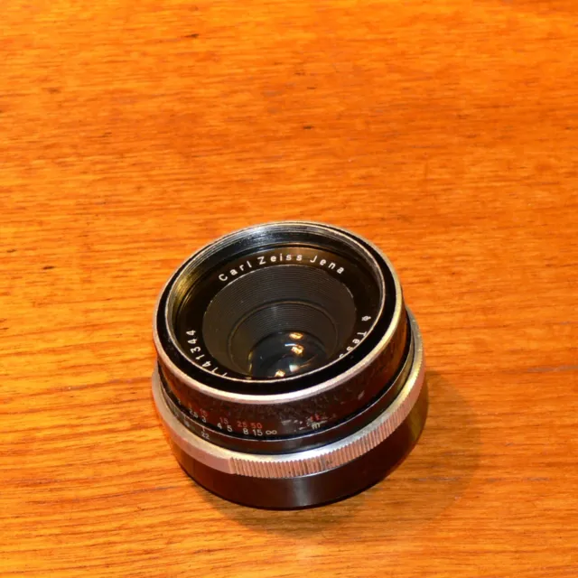 TESSAR 50mm f2.8 M42 lens Carl Zeiss Jena Pentax screw fit FOCUS JAMMED