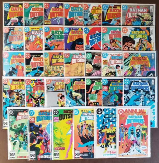 DC Comics Batman & Outsiders Vol 1 - #1-32 + 2 Annuals Complete Set - High Grade