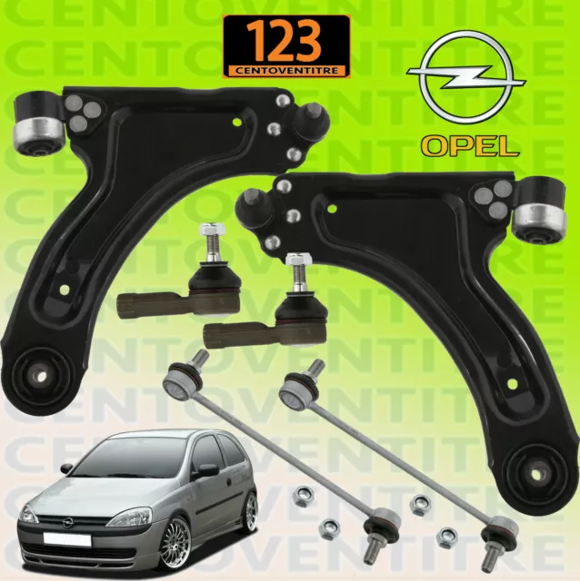 Bracci Braccetti Trapezi  Opel Corsa C - Kit 6 Pezzi