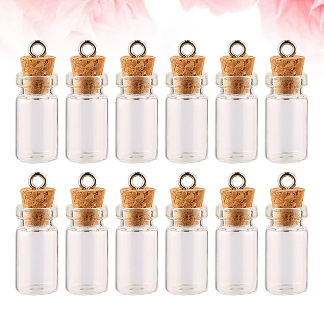 50 Pcs Mini Bouteilles En Verre Bocal Bouchon De Liège À La Dérive