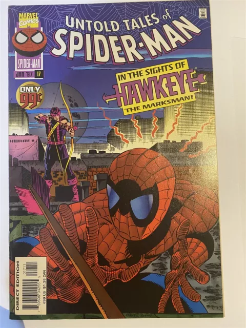 UNDTOLD TALES OF SPIDER-MAN #17 Hawkeye Marvel Comics 1997 Neuwertig