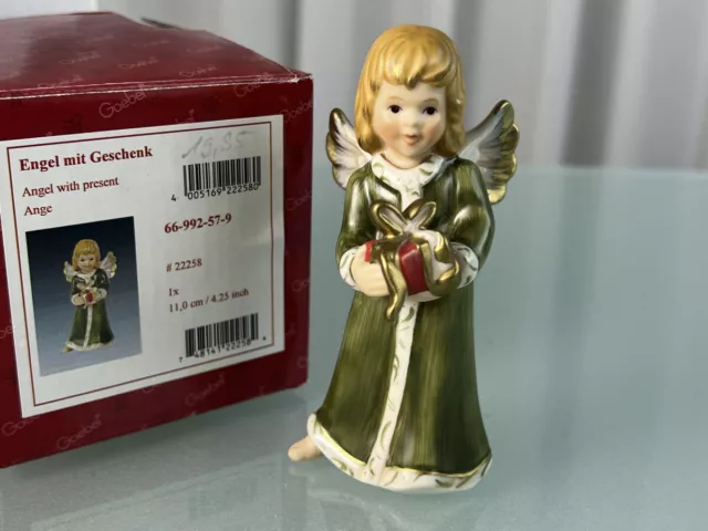 Goebel Figura 66-992 Angelo Con Regalo 11 CM 1 Wahl Scatola Originale - Top