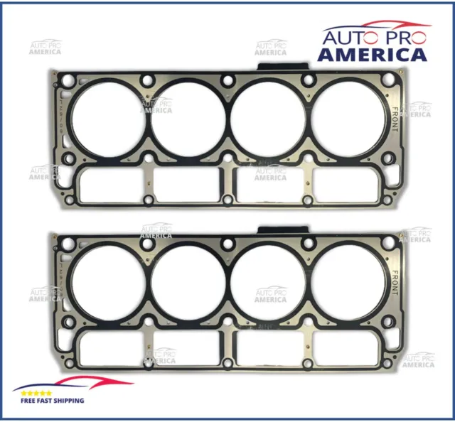 (2) NEW SET MLS Cylinder Multi-Layer Head Gaskets LS2 for Chevrolet GMC 12589227