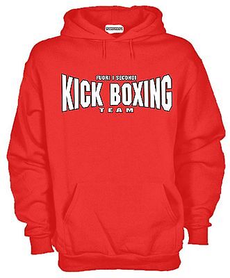 Felpa Kick Boxing P37 Arti Marziali Pugilato Boxe Hoodie Muay Thai MMA