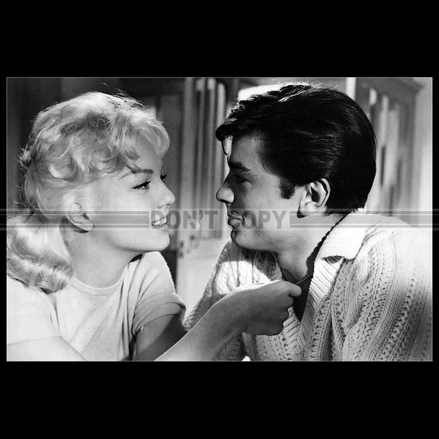 Vintage Photo 1959 Alain Delon Mylène Demongeot Three Murderesses