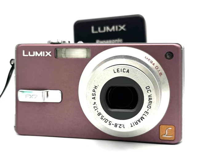 PANASONIC LUMIX DMC-FX7 Compact Digital Camera pink from