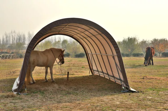 Livestock Shelter Sheds Farm Storage Building Horse Open Portable Field Shelter 3