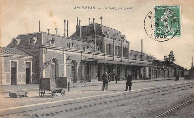 61 - ARGENTAN - SAN28115 - La Gare - Les Quais