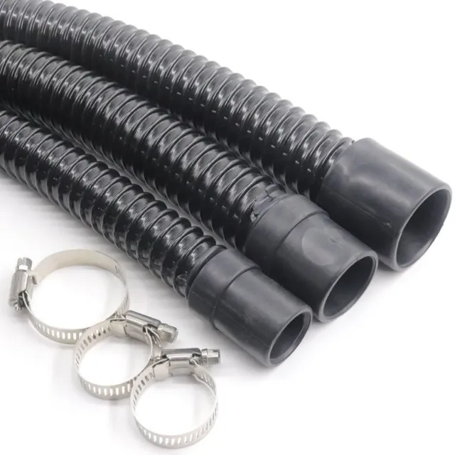 From 20 to 50mm ID Plastic Aquarium Hose Corrugated Pump Fish Tank Inlet/Outlet