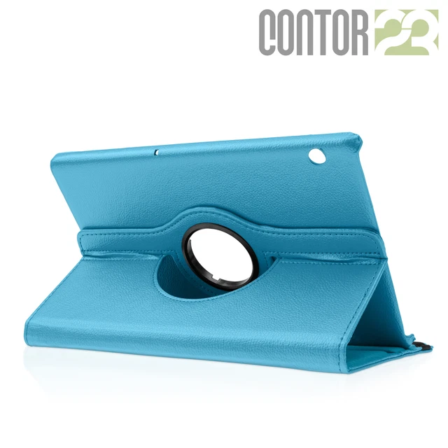 360° Schutzhülle, Tasche, Case in TÜRKIS für 10.1" Huawei MediaPad T5 10