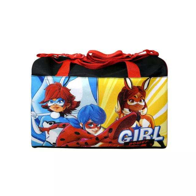 Miraculous Ladybug Duffel Bag Small Carry-On BunnyX Rena Rouge Girls Red Black