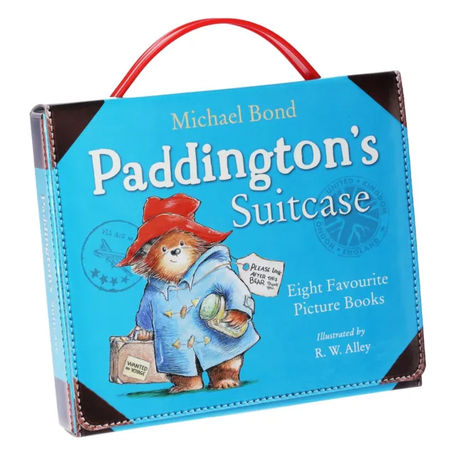 Paddington Bear Suitcase 8 Picture Books By Michael Bond - Ages 0-5 - Paperback