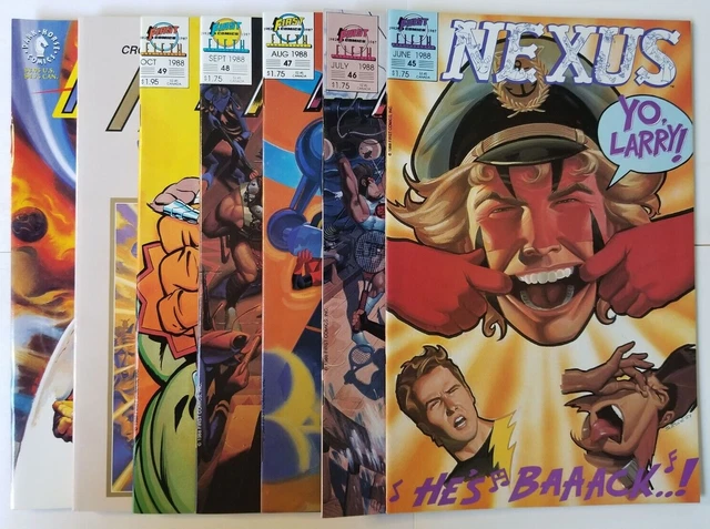 Nexus issues 45-50 & Origin VF/NM (1988, First Comics / Dark Horse) 46 47 48 49