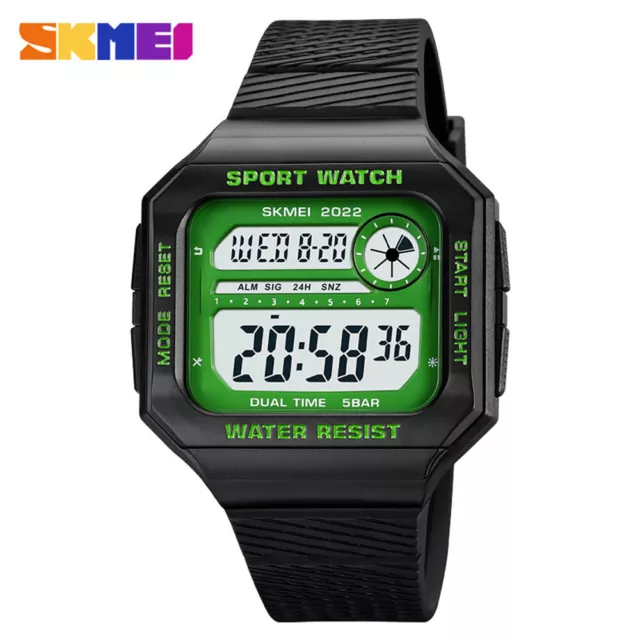 SKMEI Men Sport Watch Boy LED Light Digital Watches Fashion Male Wristwatch Gift