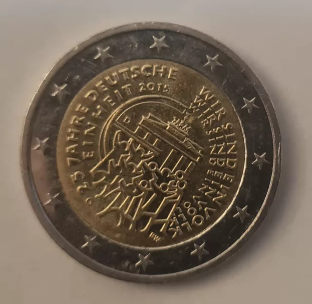 2 Euro Gedenkmünze Deutschland D 2015 25 Jahre Deutsche Einheit