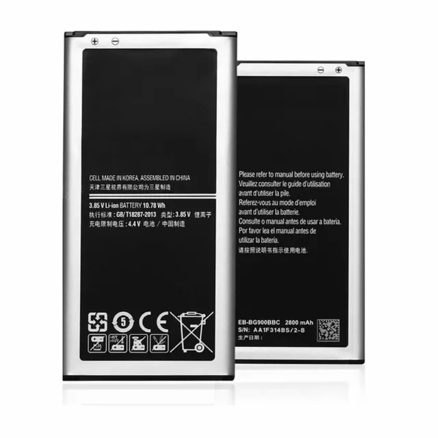 BATTERIA PER SAMSUNG EB-BG900 i9600 GALAXY S5 2800mAh PARI ALL'ORIGINALE 3