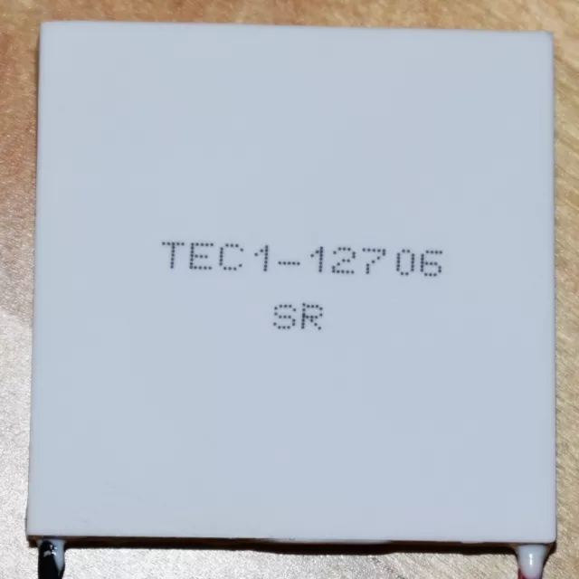 TEC1-12706 - Puce module de refroidissement thermoélectrique Peltier - 12V 6A 60W