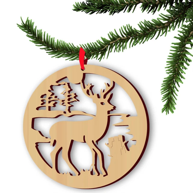 1 Pc hanging christmas decorations Hängen Anhänger Zarte Tragbare Elch Anhänger