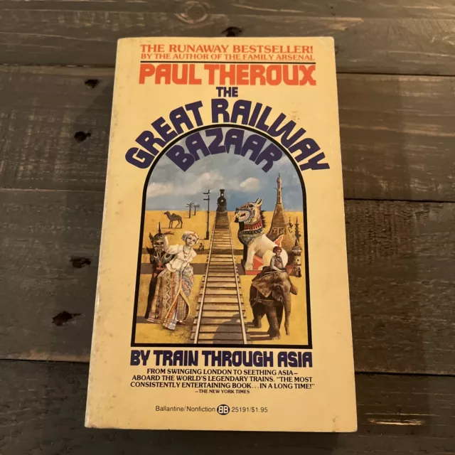 The Great Railway Bazaar ︱ Paperback ︱ 1976 ︱Paul Theroux︱Vintage Book