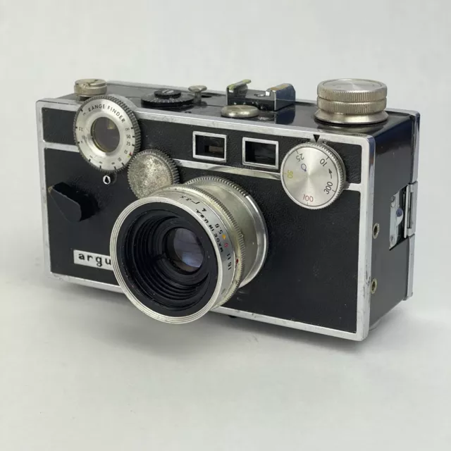 Vintage Argus Brick Range Finder Camera UNTESTED