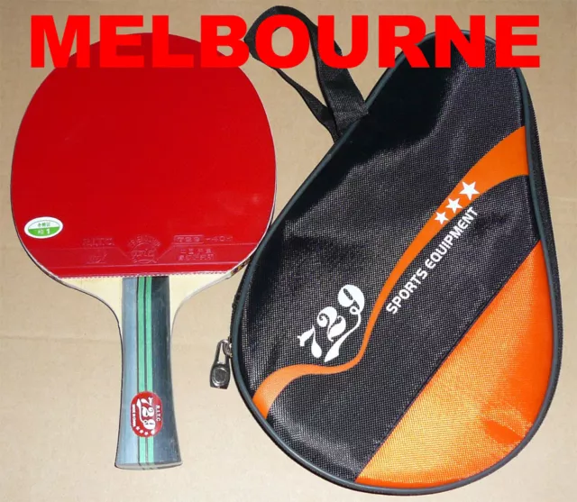 Friendship 3Star (Best) RITC729 Carbon Table Tennis Bat /Racket +Case, Melbourne