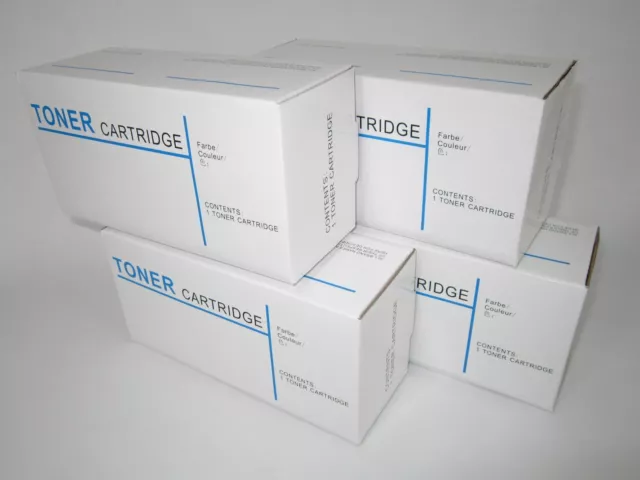 4 x FUJI XEROX COMPATIBLE TONER CM305D, CM305DF, CP305D, CT201632, CT201633/4/5