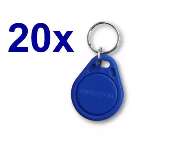 20Stk RFID-Chips 125kHz Transponder Zutrittskontrolle Türöffner Türsprechanlagen