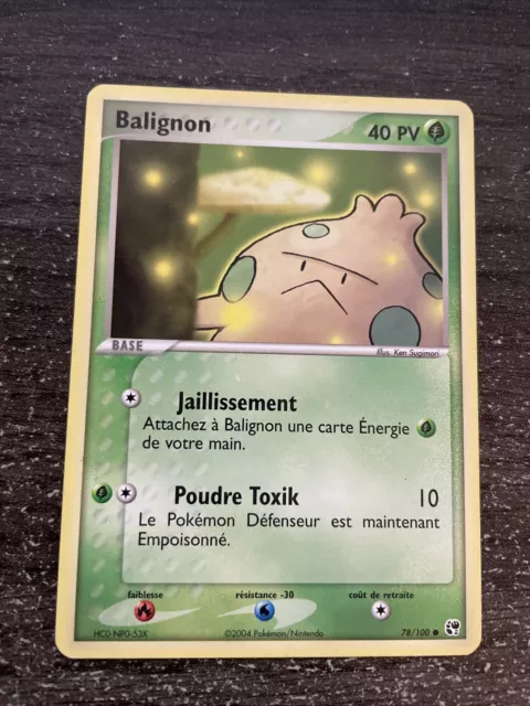 Balignon Commune - Pokémon 78/100 Ex Tempête De Sable Fr