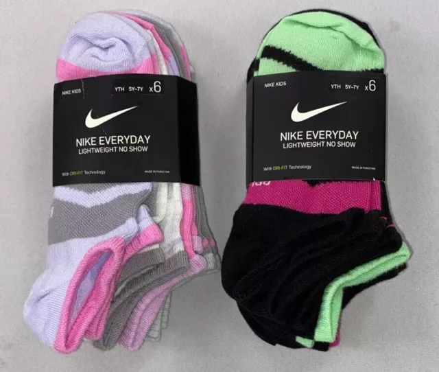 Girl's Boy's Unisex Young Athletes Nike Everyday Lightweight No Show Socks