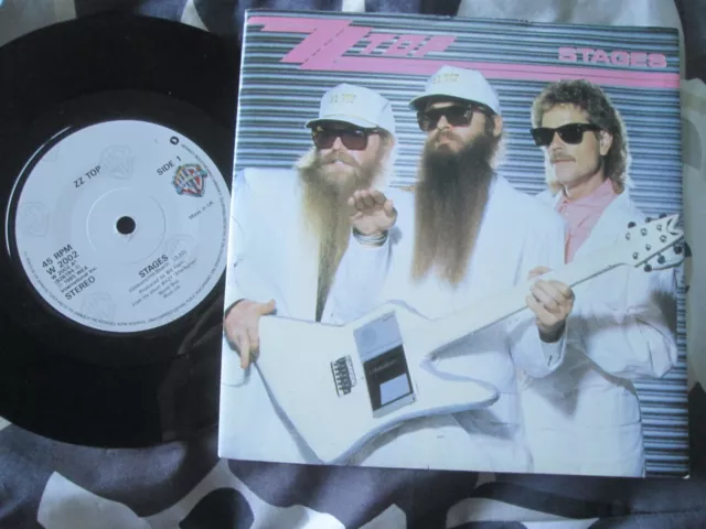 ZZ Top ‎– Stages Label: Warner Bros. Records ‎– W2002, UK 7inch Vinyl Single