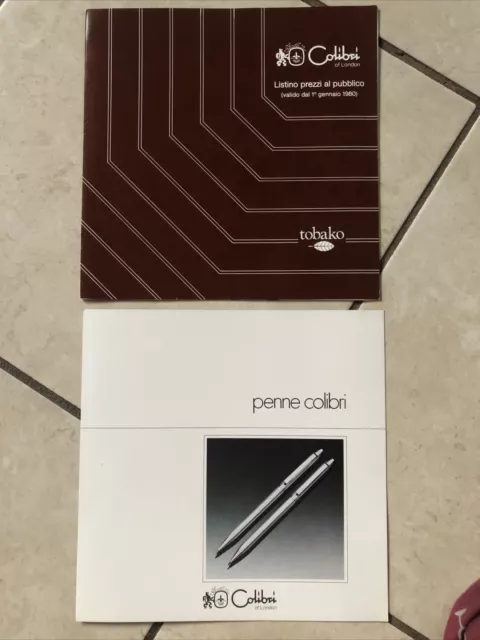Catalogo Accendini e Penne Colibrì 1980