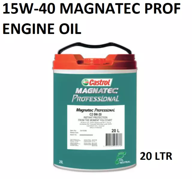 Castrol 15W-40 Magnatec Prof Sn A3 B3 B4 Engine Oil  3350527