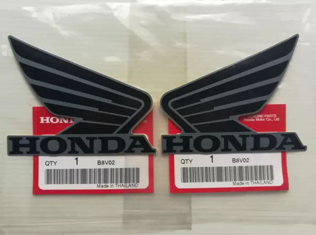 ORIGINAL Honda-Wing Flügel-CMX-REBEL-8,5cm S/BLAUGRAU-Aufkleber-Sticker-85mm