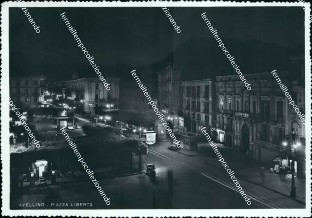 br269 cartolina avellino citta' piazza liberta' campania