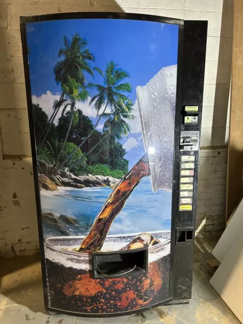 Dixie Narco Canned Soda Vending Machine with Pepsi Graphics