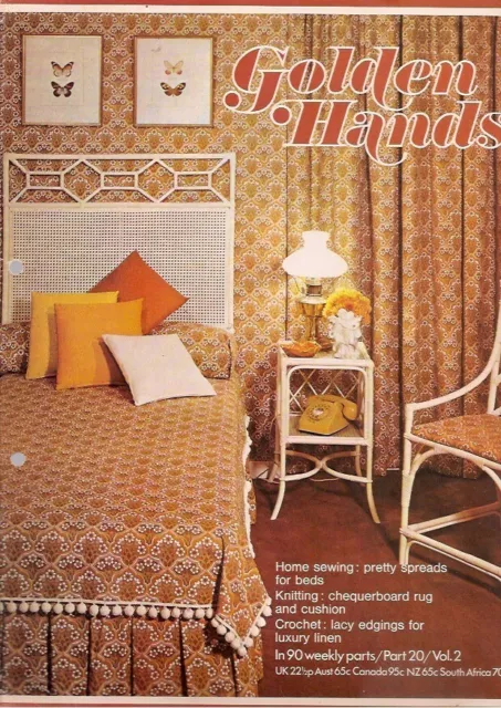 Golden Hands Craft Magazine Part 20 Crochet Knitting Patterns Retro Vintage 1970