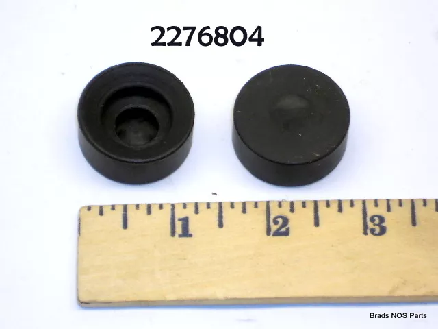 NOS MoPar 1967-71 Plymouth Dodge Chrysler RUBBER HOOD BUMPER PAIR 2276804