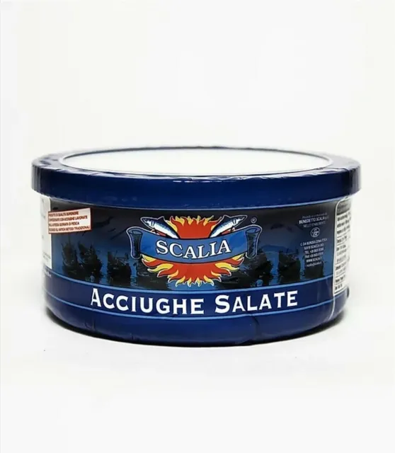 Acciughe Siciliane Intera Salata 800g VASCA PVC