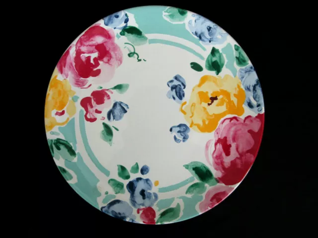 Porta Romance Multi Color Floral Porcelain Chop Plate Made in Portugal