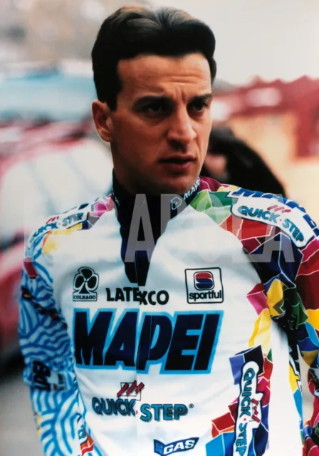 Photo de presse vintage Cyclisme,Michele Bartoli,1999,tirage 25 X 18 CM