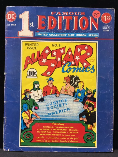 Famous First Edition (Vol 2 No F-7 June-July 1975) Limited Blue Ribbon Series