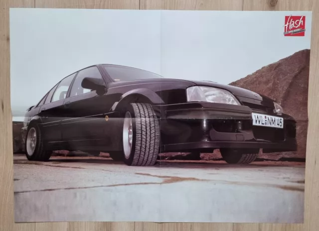 Opel Flash Scene Poster DIN A2  Lotus   Omega