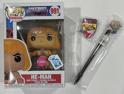 flocked he man funko