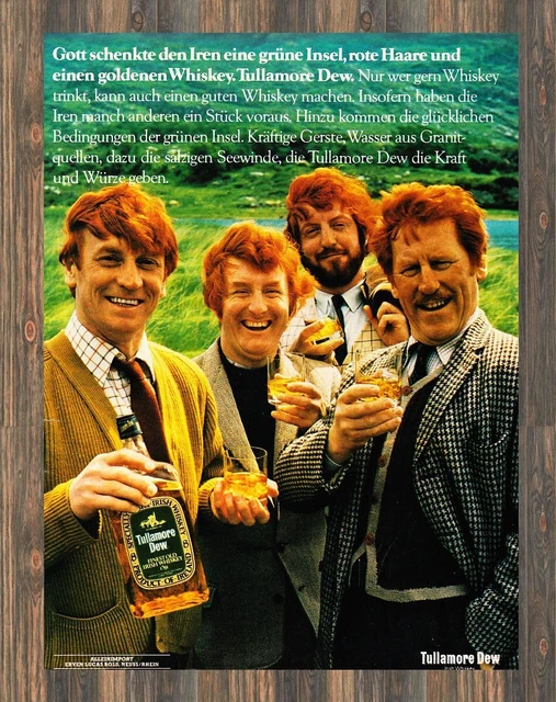 Пару постеров старой рекламы алкоголя.  Ирландское виски Tullamore Dew История,Алкоголь,Крепкие напитки,Реклама