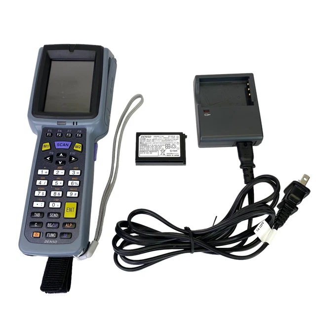 DENSO BHT420B Barcode Handy Terminal Scanner BHT-420B-CE & Battery Charger