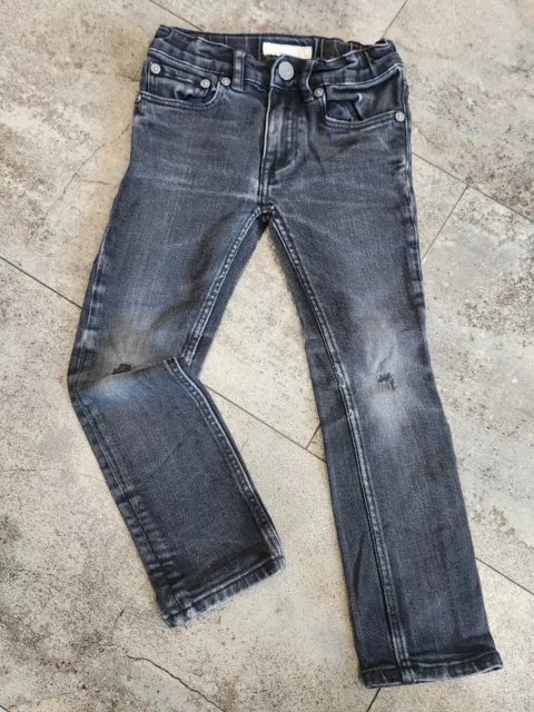 Burberry Kids Distressed Faded Black Skinny Jeans Boys Size 5