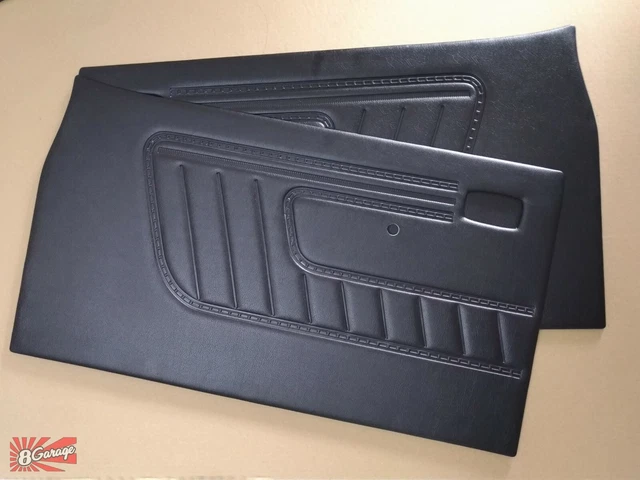 8 Garage Reproduction Door Panel Set for Datsun 620 / Black / 01