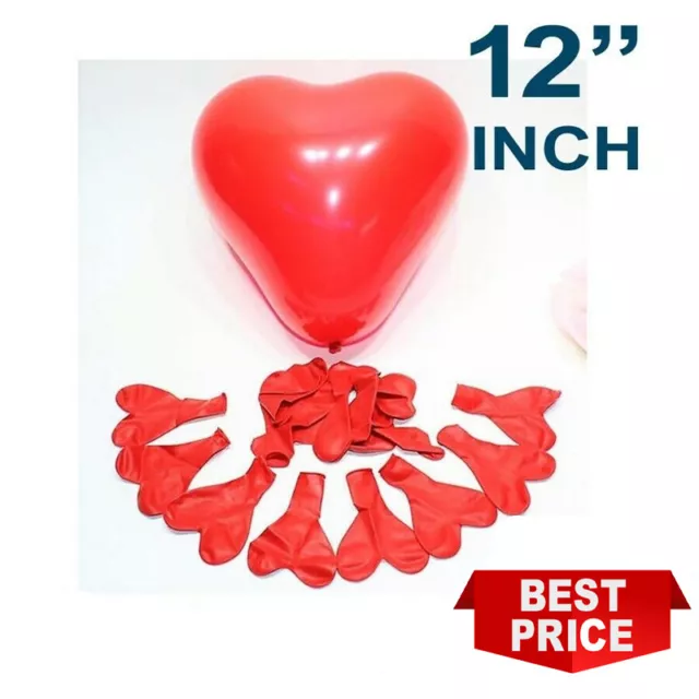 25 -100 Heart Shape I Love You Balloons Valentines Day Romantic Baloons His/Her