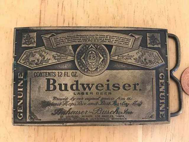 Bergamot buckle A-168/0 Budweiser Buckle With Bottle Opener Beer buckle